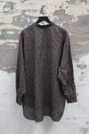 AVIVA JIFEI XUE 25 Spring and Summer Ink Peony Print Stand Collar Pullover Shirt AJX-SS25-SCPS-IPP-MMDBH